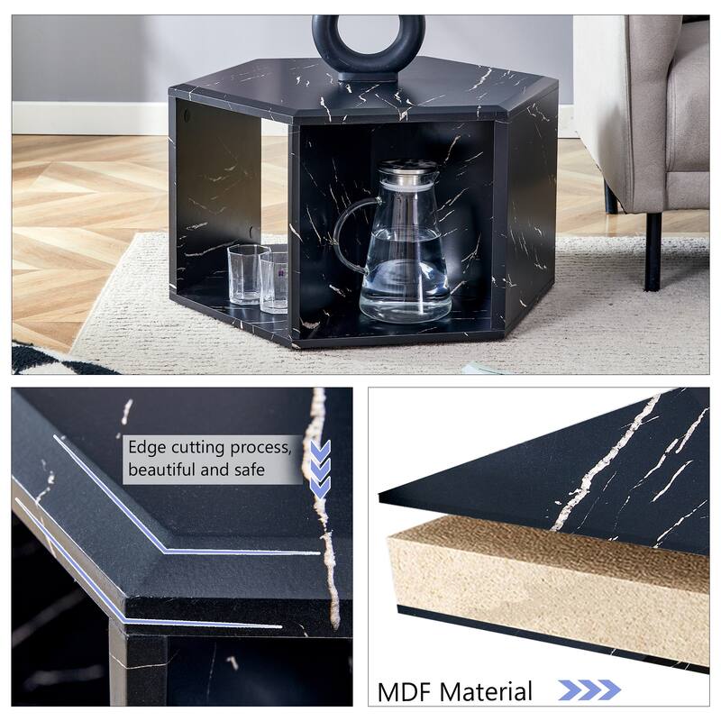Modern Hexagonal Coffee Table