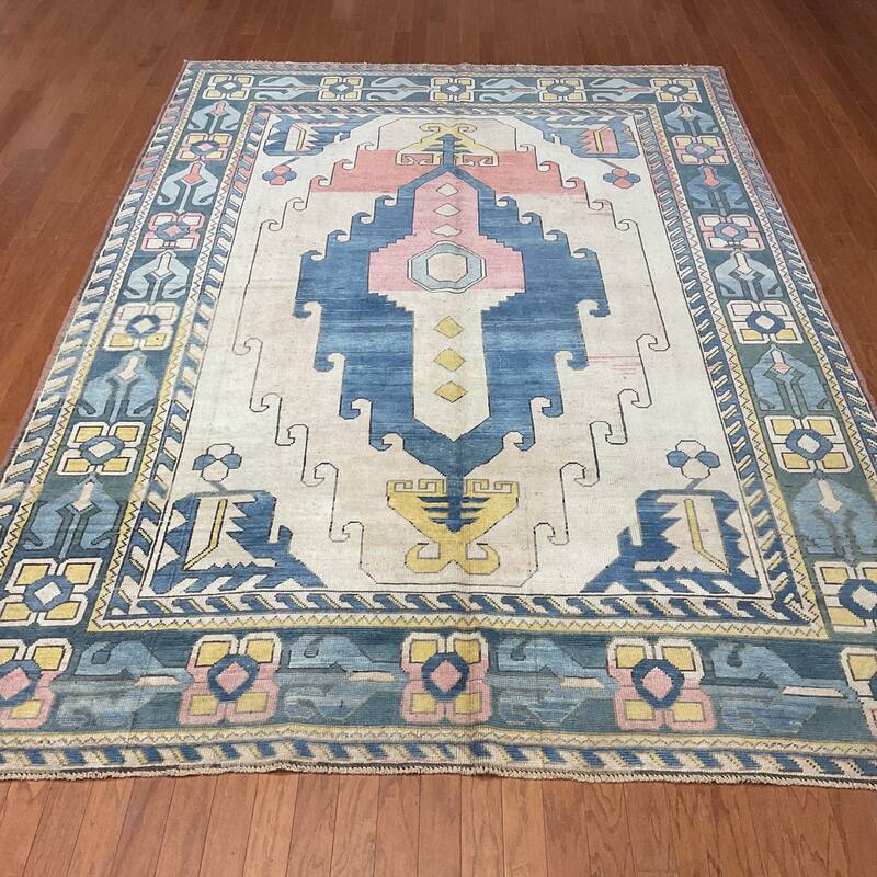 HERAT ORIENTAL Handmade Turkish Oushak Wool Rug - 7'4" x 10'8"