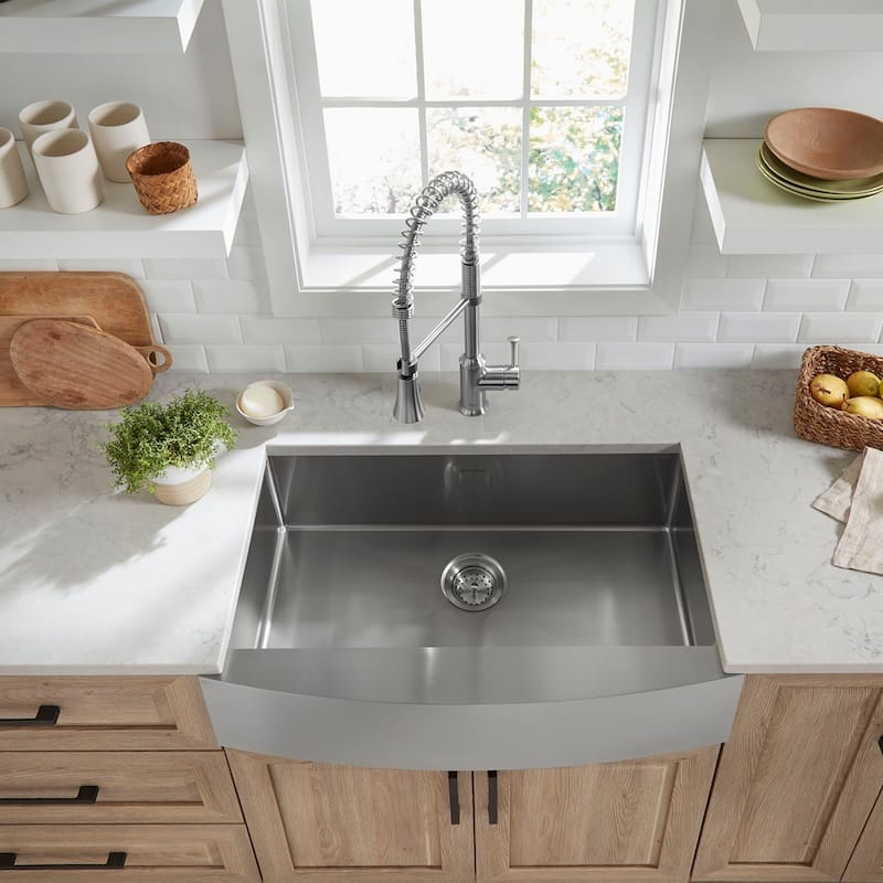 American Standard Pekoe 33" Single Basin Stainless Steel Kitchen Sink