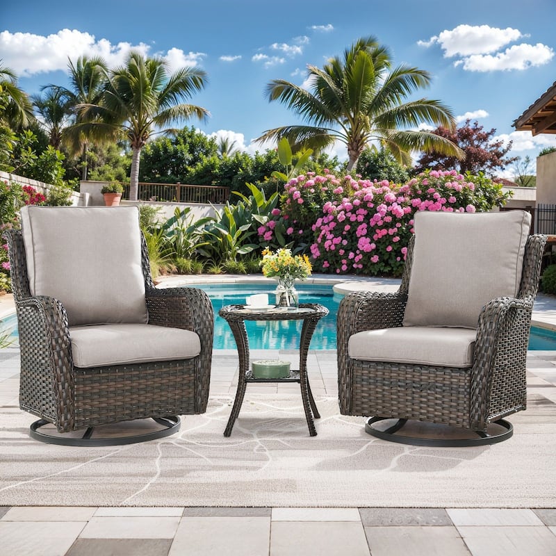 2 Pair Patio Soft Cushions for Outside