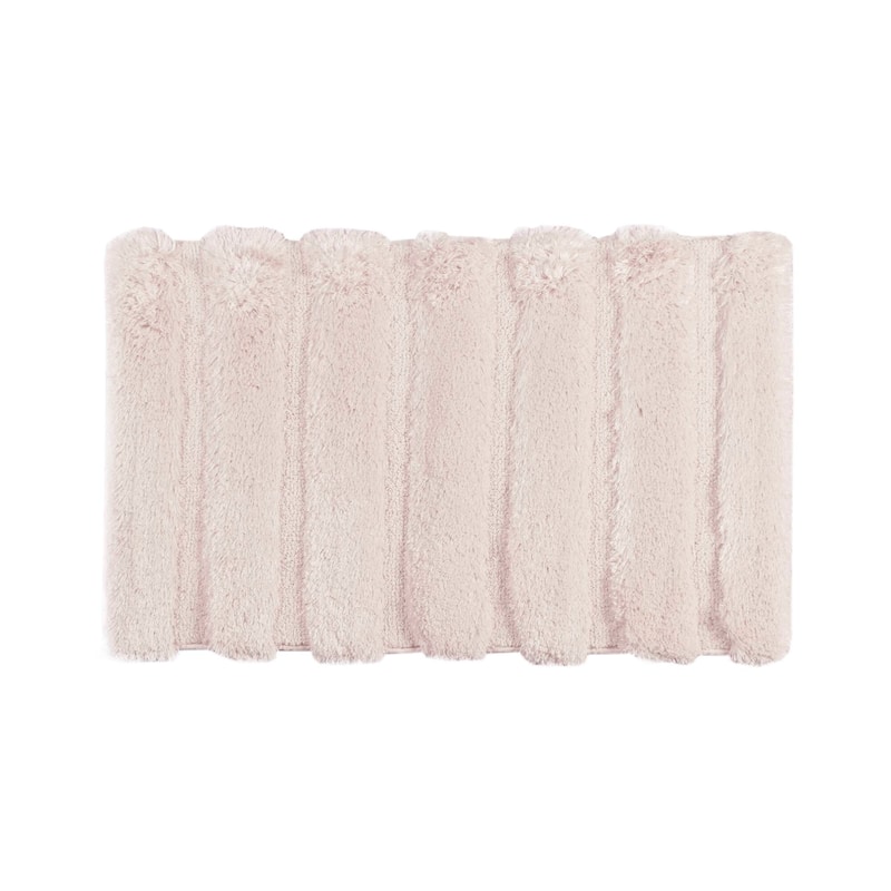 Madison Park Tufted Pearl Channel Solid Bath Rug