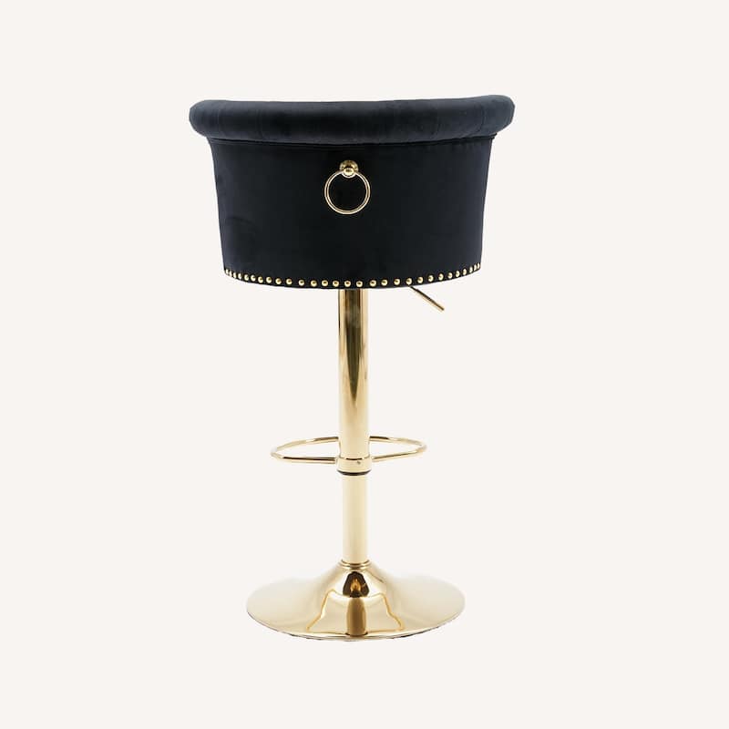 Set of 2 Adjustable Counter Height Chairs