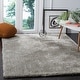 preview thumbnail 5 of 41, SAFAVIEH Handmade Toronto Shag Orphee Polyester Rug 3' x 5' - Light Grey - Rectangle