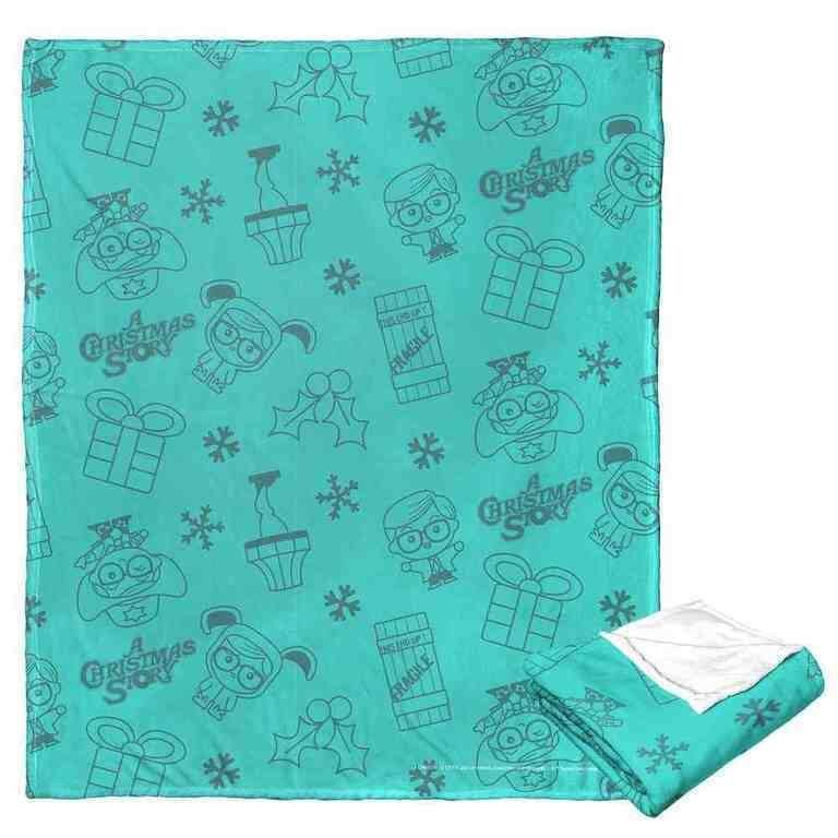 Warner Brothers A Christmas Story Silk Touch Throw Blanket