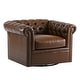 preview thumbnail 4 of 22, Christopher Knight Home - Chesterfield Swivel Club Chair with Deep Button Tufting and 360-Degree Rotation