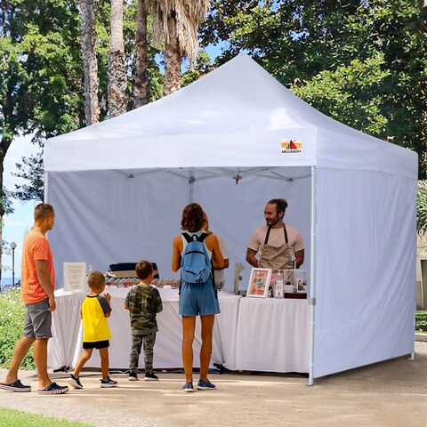 ABCCANOPY Commercial Instant Shade Metal Pop-Up Canopy - 10ftx10ft