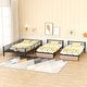 preview thumbnail 19 of 30, Triple Bunk Bed with Drawers, Desks and Shelves, White