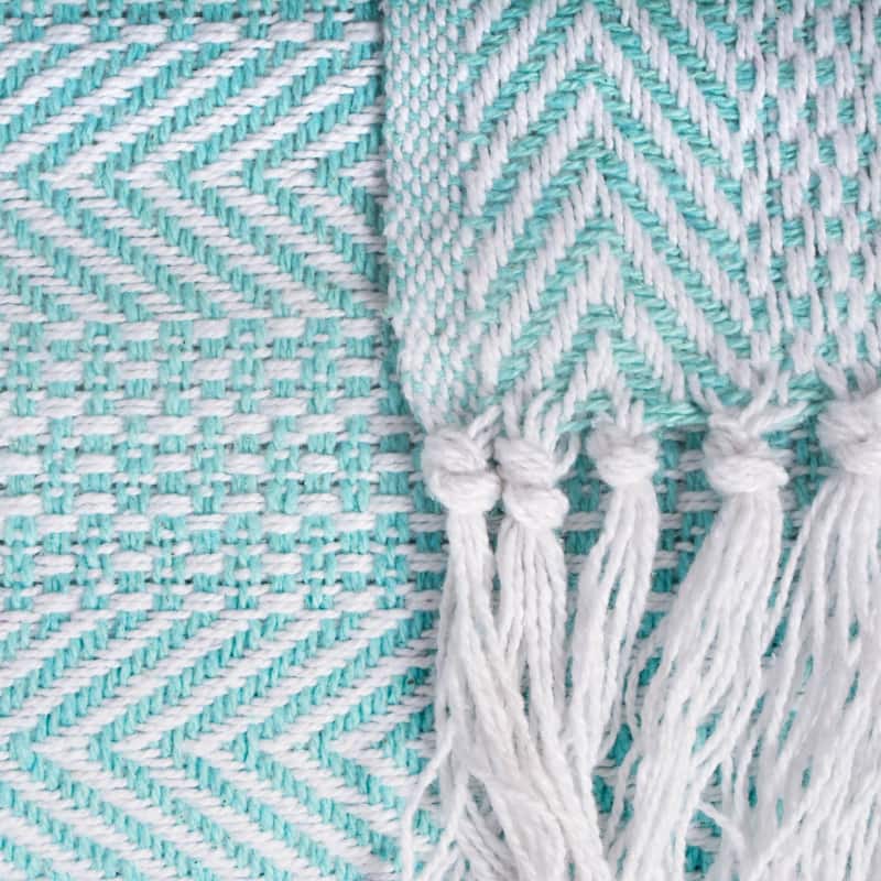 DII Herringbone Stripe Decorative Throw