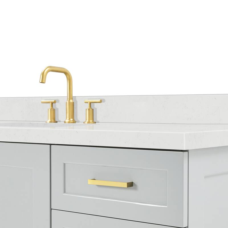 Ariel Q066SCQRVO Taylor 66" Free Standing Single Basin Vanity Set with