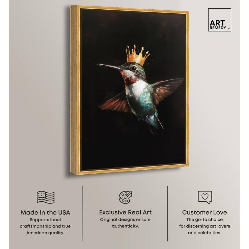 Royal Bird II Canvas by Art Remedy