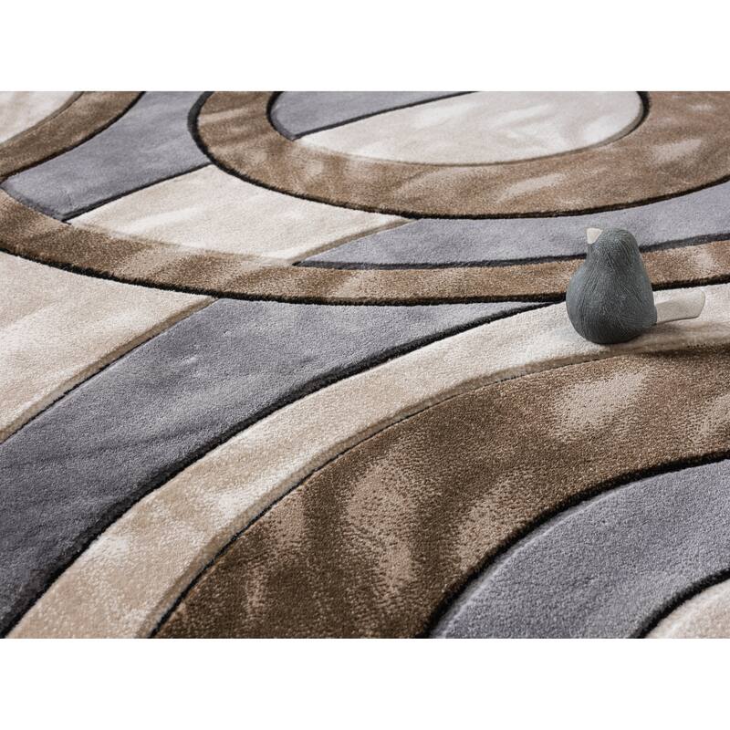 Orelsi Collection Abstract Area Rug