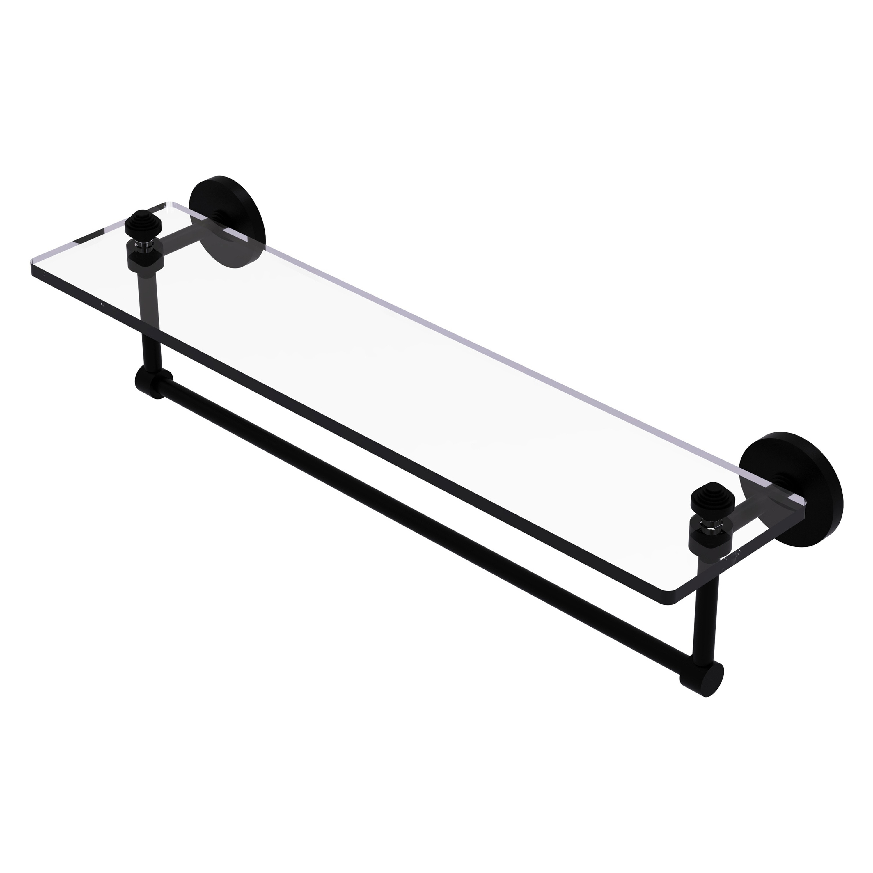 Allied Brass Southbeach Matte Black Freestanding Towel Rack 5-in x 12-in x  9-in in the Towel Racks department at