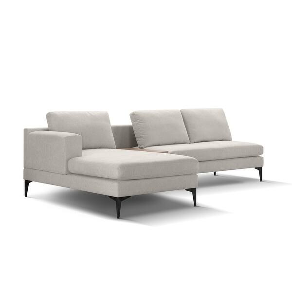 2Piece Couch Set LShape Sectional Sofa w/Reversible Chaise Bed Bath