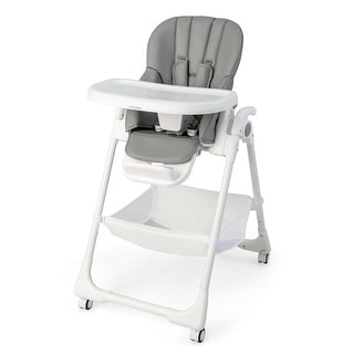 Convertible Infant Dining Chair with 5 Backrest and 3 Footrest Positions - 21.5" x 29" x 43.5"