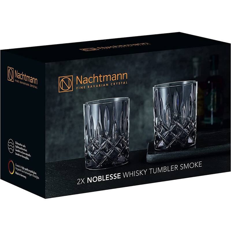 Nachtmann Set of 2 Noblesse Fine Glass Whiskey Tumblers