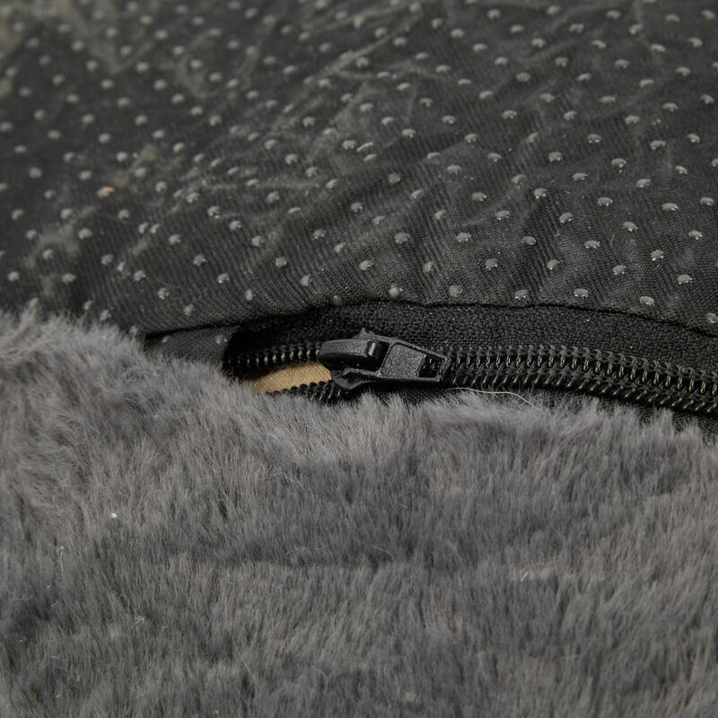 Comfy Faux Fur Bean Bag Chair, Ergonomic Lounge Armchair, Lazy Floor Sofa with Shredded Foam Filling for Living Room, Bedroom