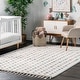 preview thumbnail 1 of 10, Nuloom Aurelia Dotted High-Low Kids Area Rug 4' x 6' - Rectangle