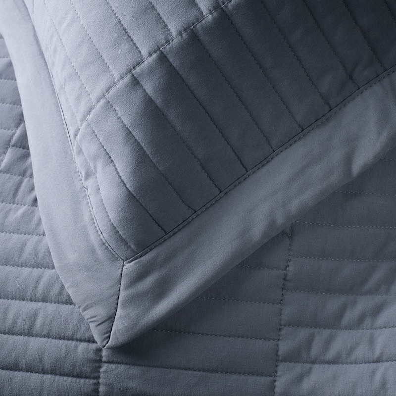 Jennifer Adams Codora 3pc. Wrinkle-Resistant Reversible Coverlet Set