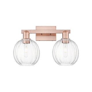 Innovations Lighting Downtown Urban - Preston - 2 Light 16" Globe Shade Bath Vanity Light