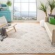 preview thumbnail 1 of 15, SAFAVIEH Handmade Flatweave Dhurries Regena Modern Moroccan Wool Rug 6' x 9' - Grey/Ivory - Rectangle