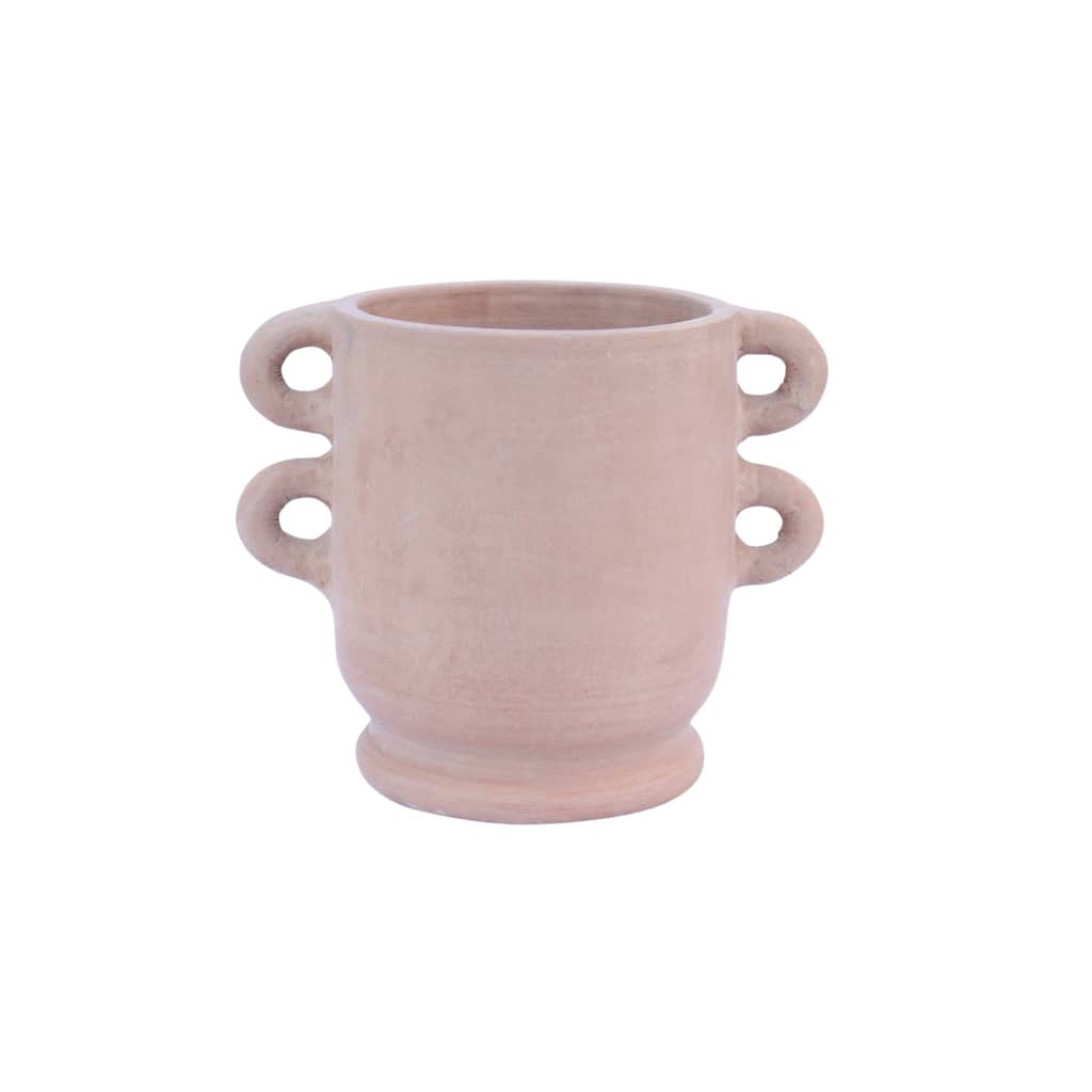 Terracotta Vase Natural Dia 10.04" - NATURAL TERRACOTTA - NATURAL TERRACOTTA