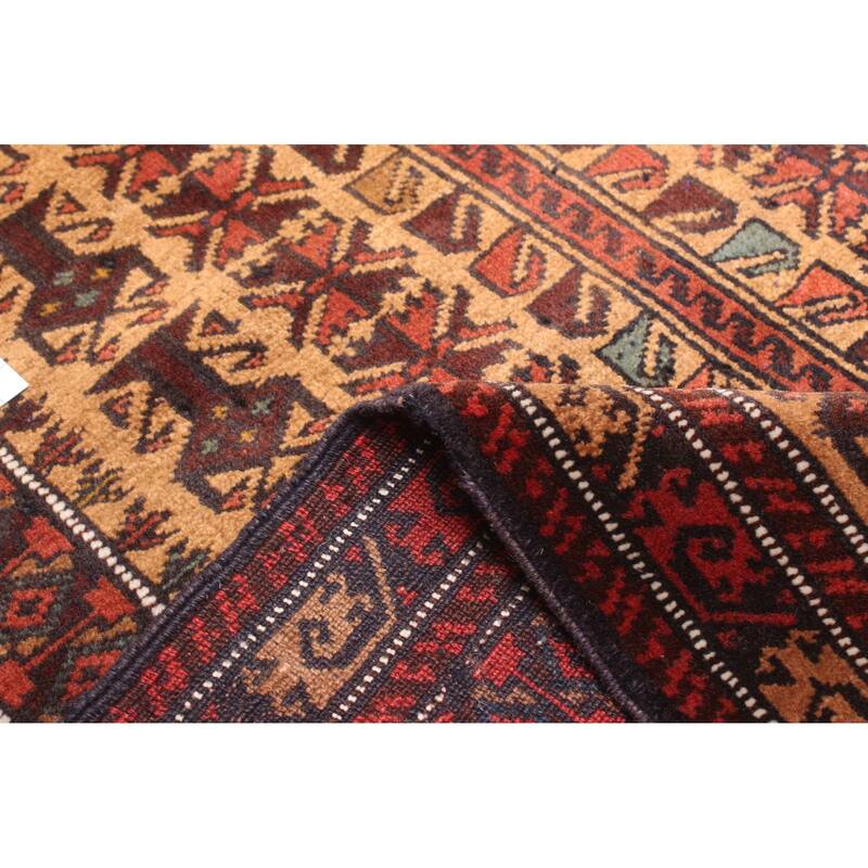 ECARPETGALLERY Hand-knotted Teimani Light Brown Wool Rug - 2'11 x 4'0