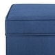 preview thumbnail 27 of 149, Adeco Square Storage Ottoman 17 inch Footstool