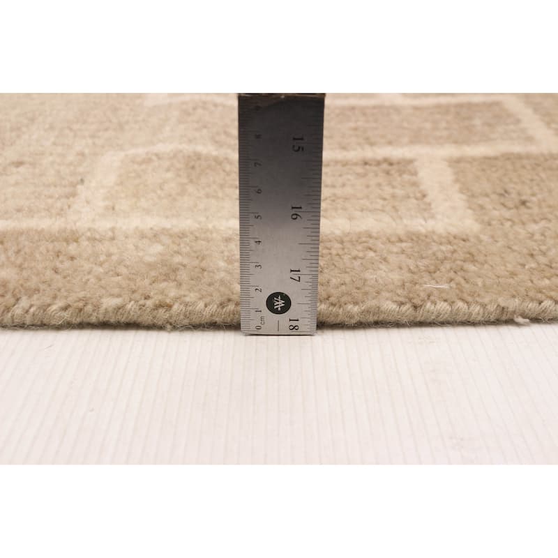 ECARPETGALLERY Hand-knotted Tangier Tan Wool Rug - 5'1 x 7'10