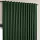 Exclusive Fabrics Faux Linen Extra Wide Room Darkening Curtain Panel