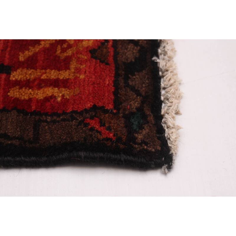 ECARPETGALLERY Hand-knotted Konya Anatolian Black Wool Rug - 3'11 x 11'1