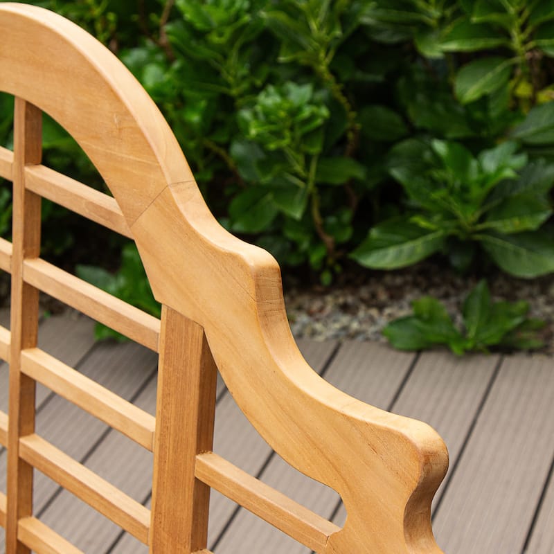 Cambridge Casual Lutyens 5ft Teak Wood Outdoor Bench