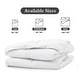 preview thumbnail 12 of 16, Lightweight 100% Organic Cotton Feather Down Comforter Summer Duvet Insert