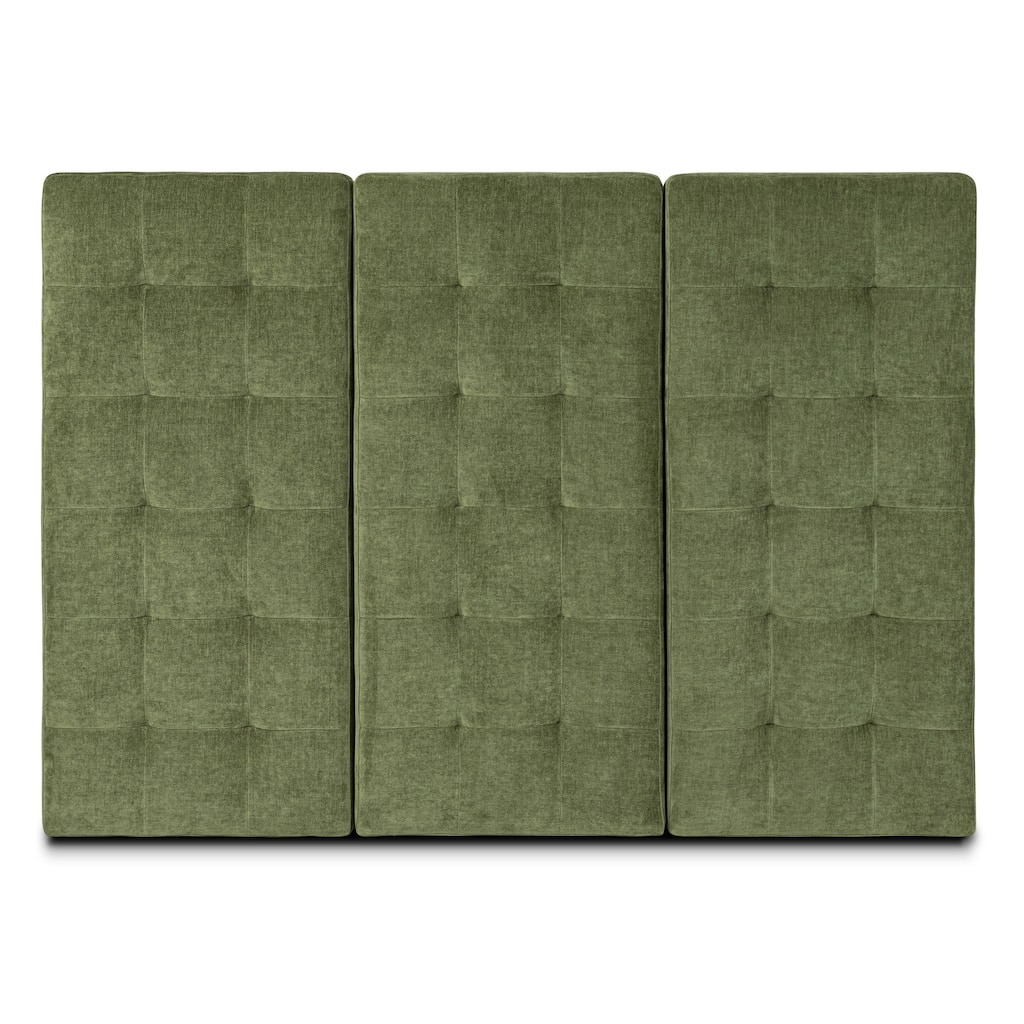 Poly & Bark Napa Fabric Headboard in Distressed Green Velvet