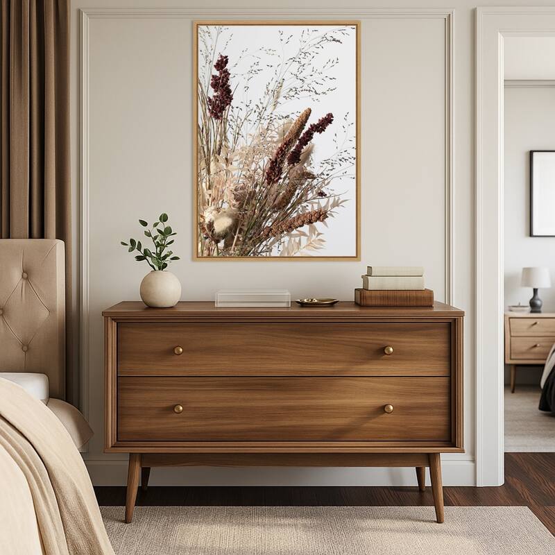 Dried No. 3 by Pictufy Studio III (23 x 33 in.), Framed Canvas Wall Art Print