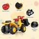 preview thumbnail 9 of 8, Costway Kids Ride on Excavator with Realistic Sound Effects Big Bucket