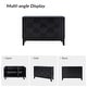 preview thumbnail 21 of 46, HULALA HOME Glenda Contemporary 45''W Versatile 3-door Adjustable Shelf Storage Cabinet