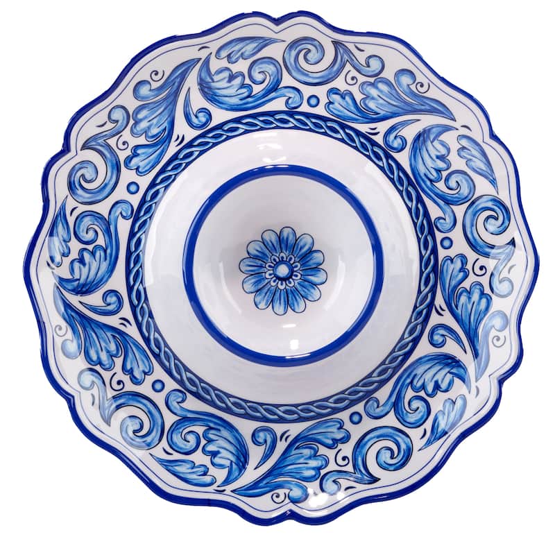 Certified International Veranda Melamine 2-piece Appetizer Serving Set