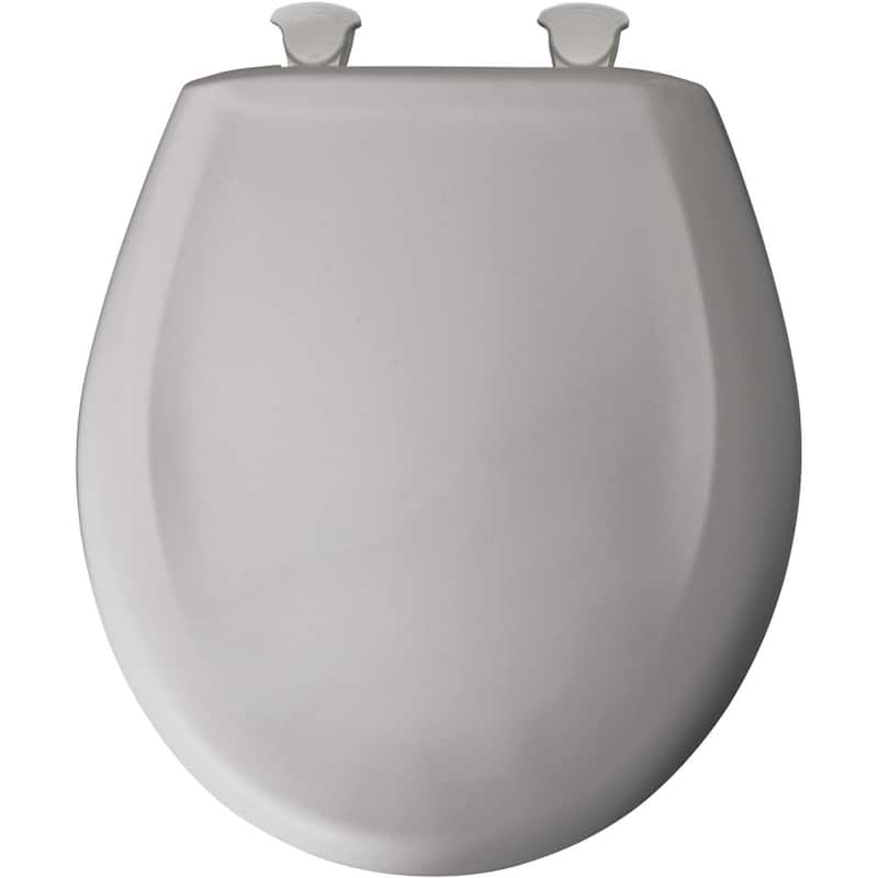 Bemis STA-TITE Seat Fastening System Residential Plastic EasyClean & Change Toilet Seat Ice Gray - 14.75" x 2.63" x 18.75"