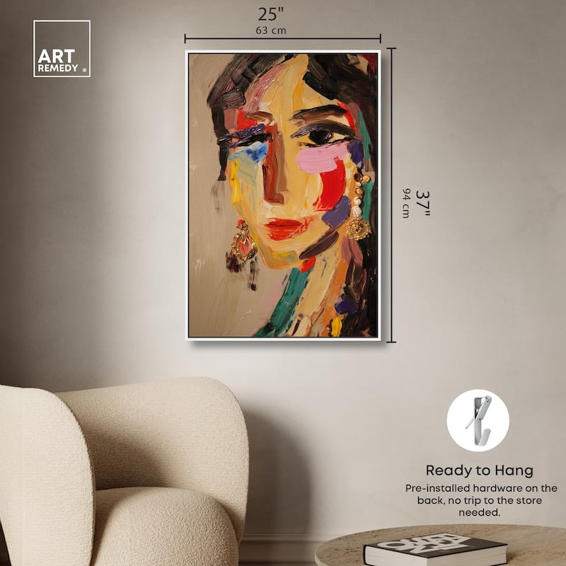 Colorful Expression II Canvas by Art Remedy