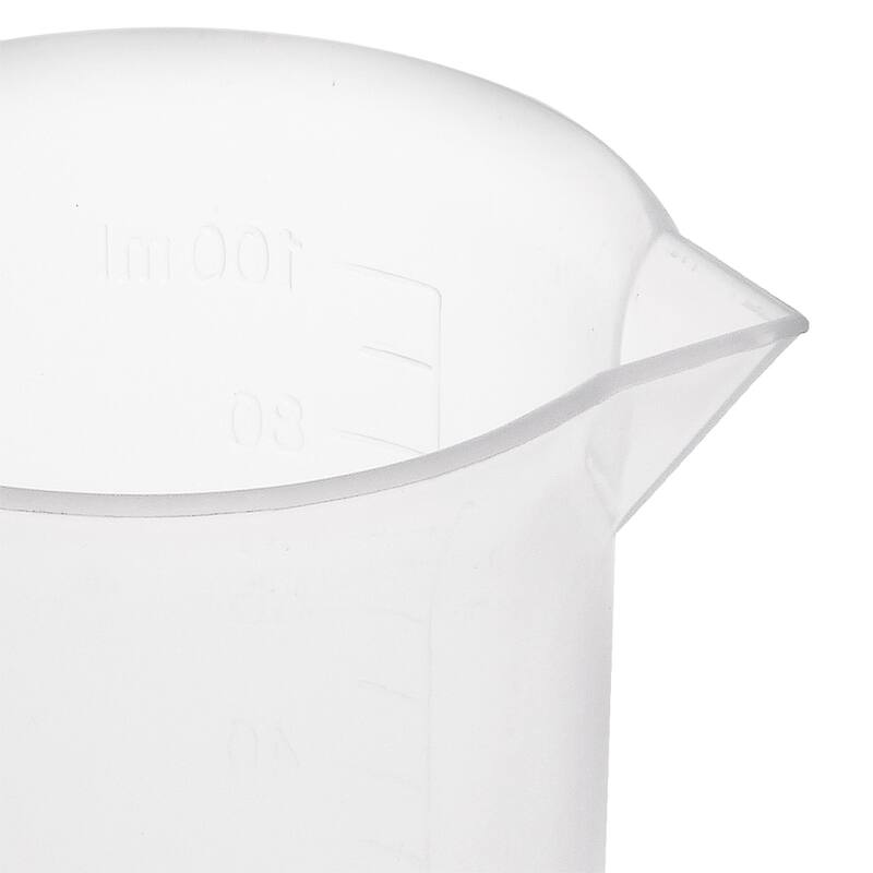 6pcs Measuring Cup Labs PP Plastic Graduated Beakers