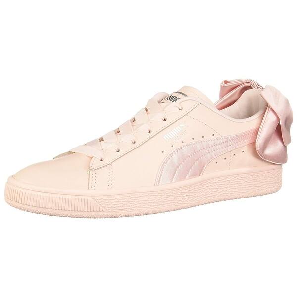 Shop Puma Womens Basket Bow Low Top Lace Up Fashion Sneakers