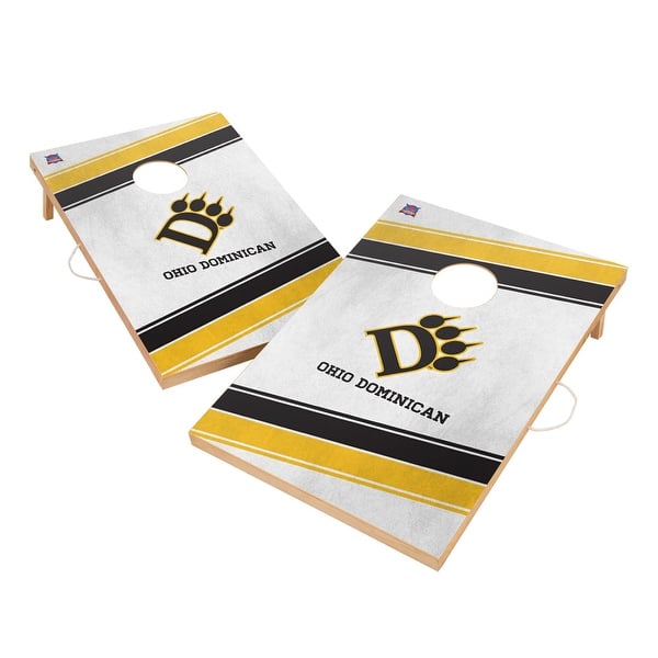 slide 2 of 5, Ohio Dominican Panthers Regulation 2x4 Cornhole Set