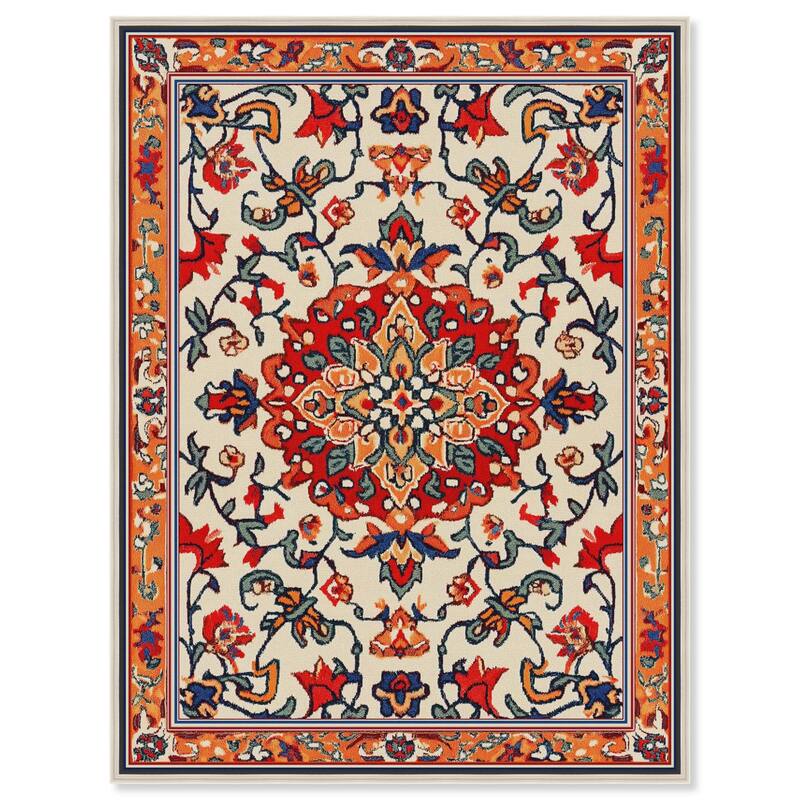 Morrocan Garden II Canvas by Art Remedy - Silver - 16" x 20"