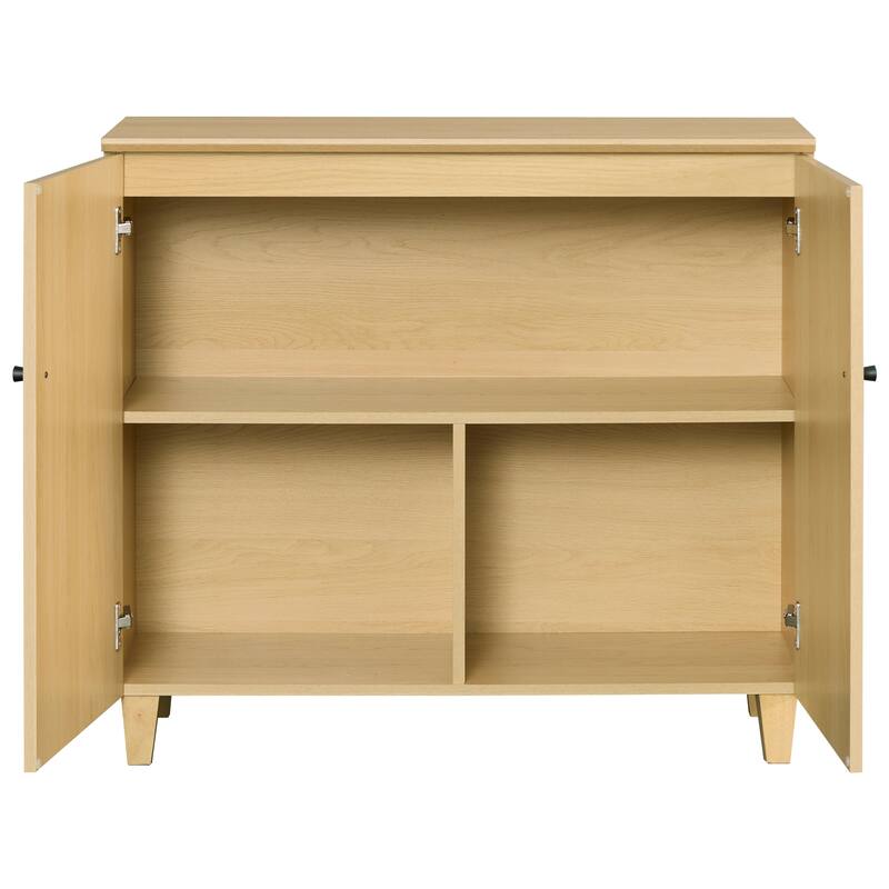 Sideboards Buffet Cabinets with Doors for Dining Room, 32.4"H