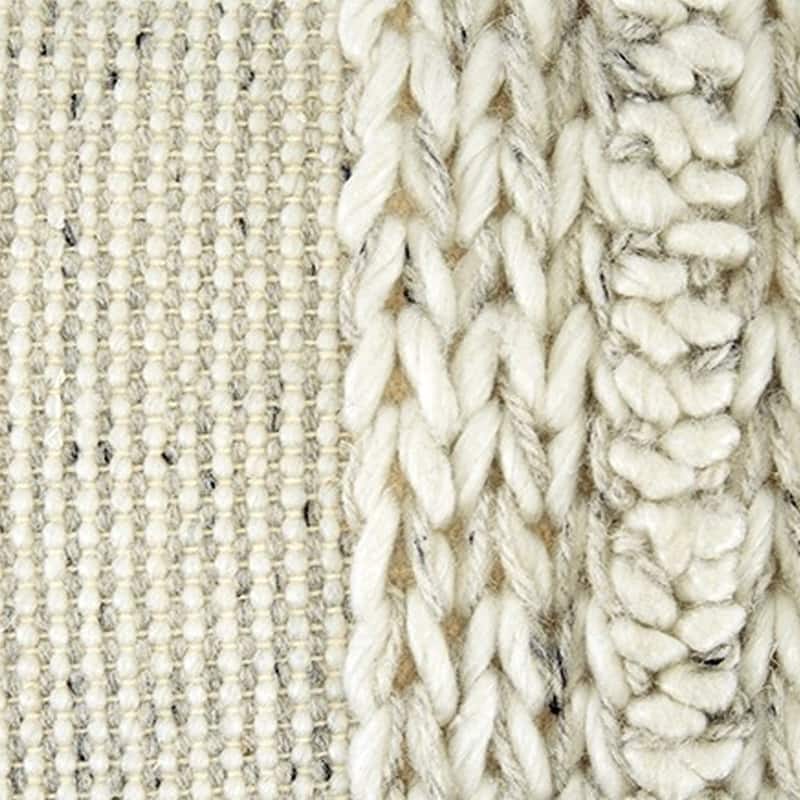 Lumbar Accent Throw Pillow, Gray White Embossed Stripes, 14 x 20