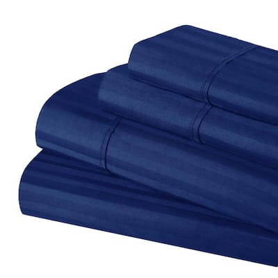 Superior Gyda Deep Pocket 400-Thread Count Striped Egyptian Cotton Sheets