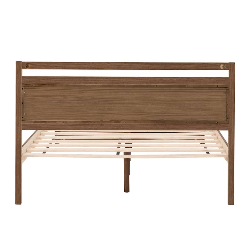 Wimberley Wood Finish Panel Platform Queen Bed by iNSPIRE Q Modern