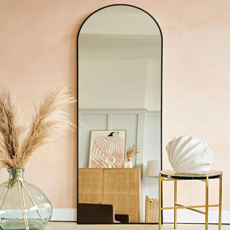 Arched Full Length Floor Wall Mirror Standing Dressing Mirror