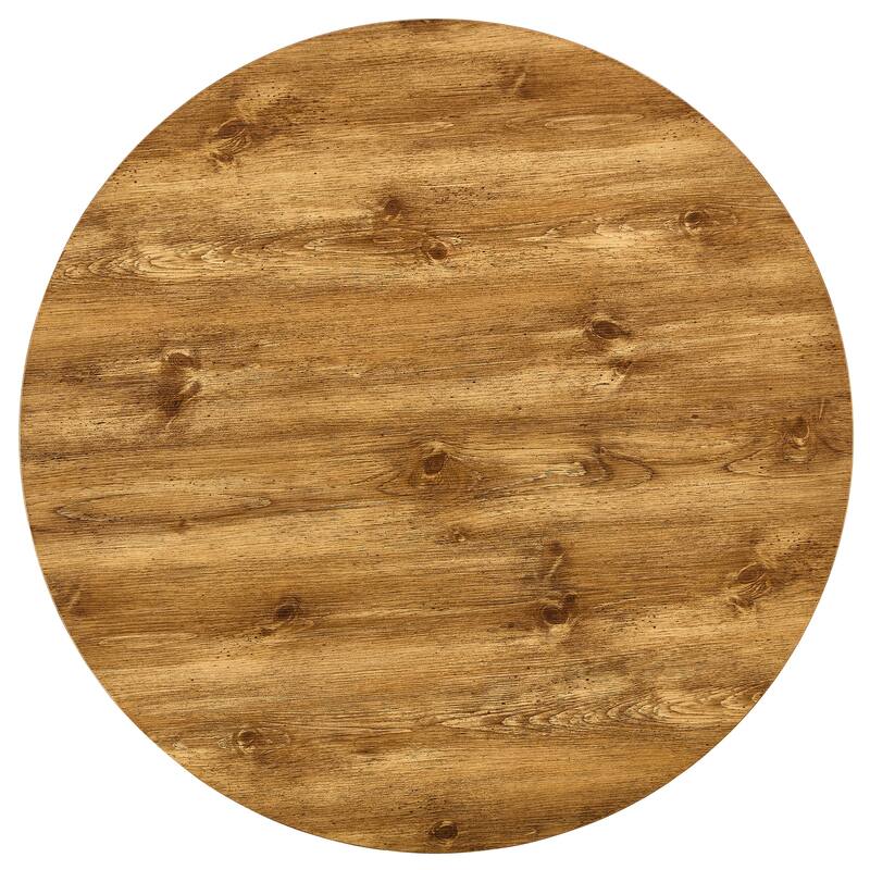 A modern and practical circular dining table