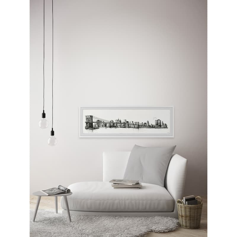 'Black Brooklyn' Framed Painting Print